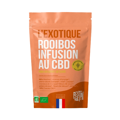 Rooibos CBD Bio exotique pas cher.