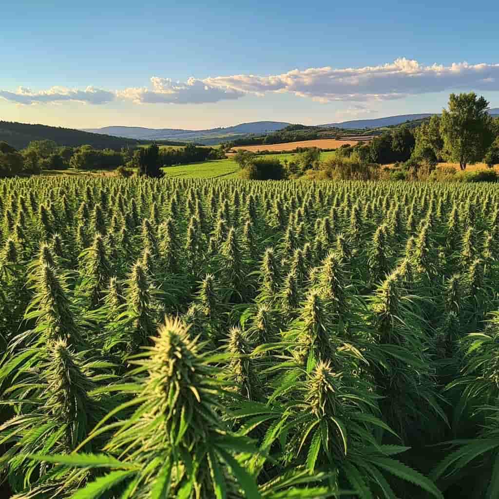 Fleurs de CBD outdoor