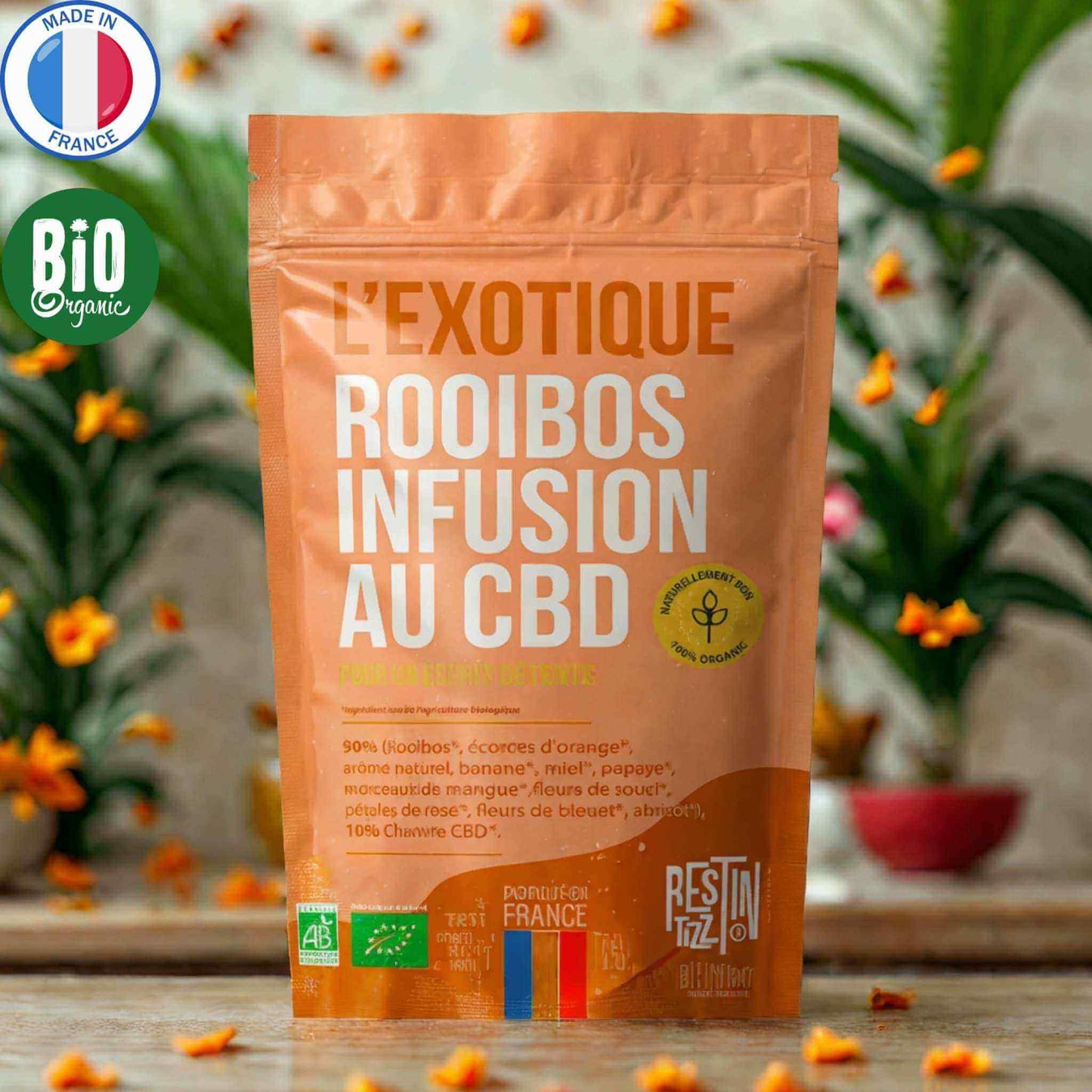 Rooibos CBD Bio exotique pas cher.