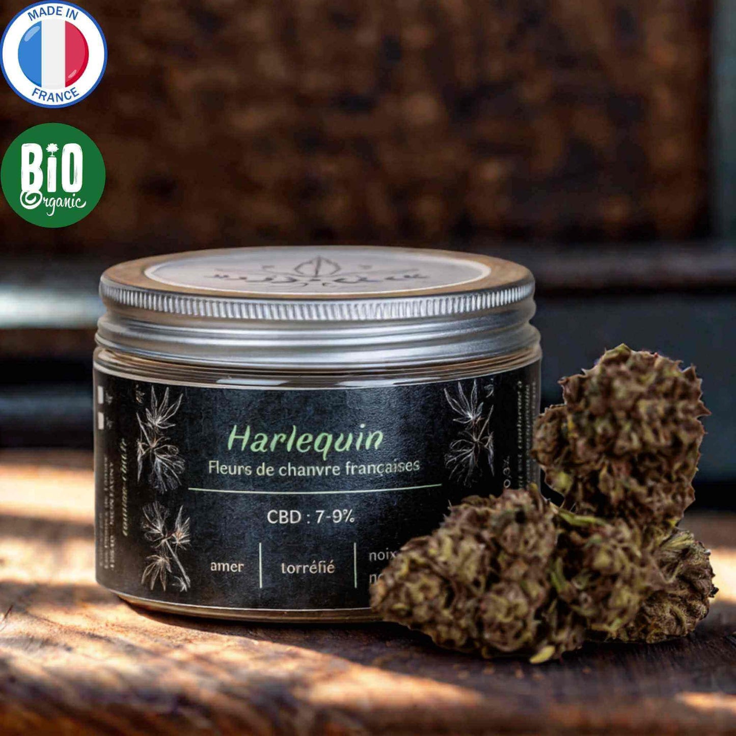 Fleur de CBD Bio outdoor harlequin