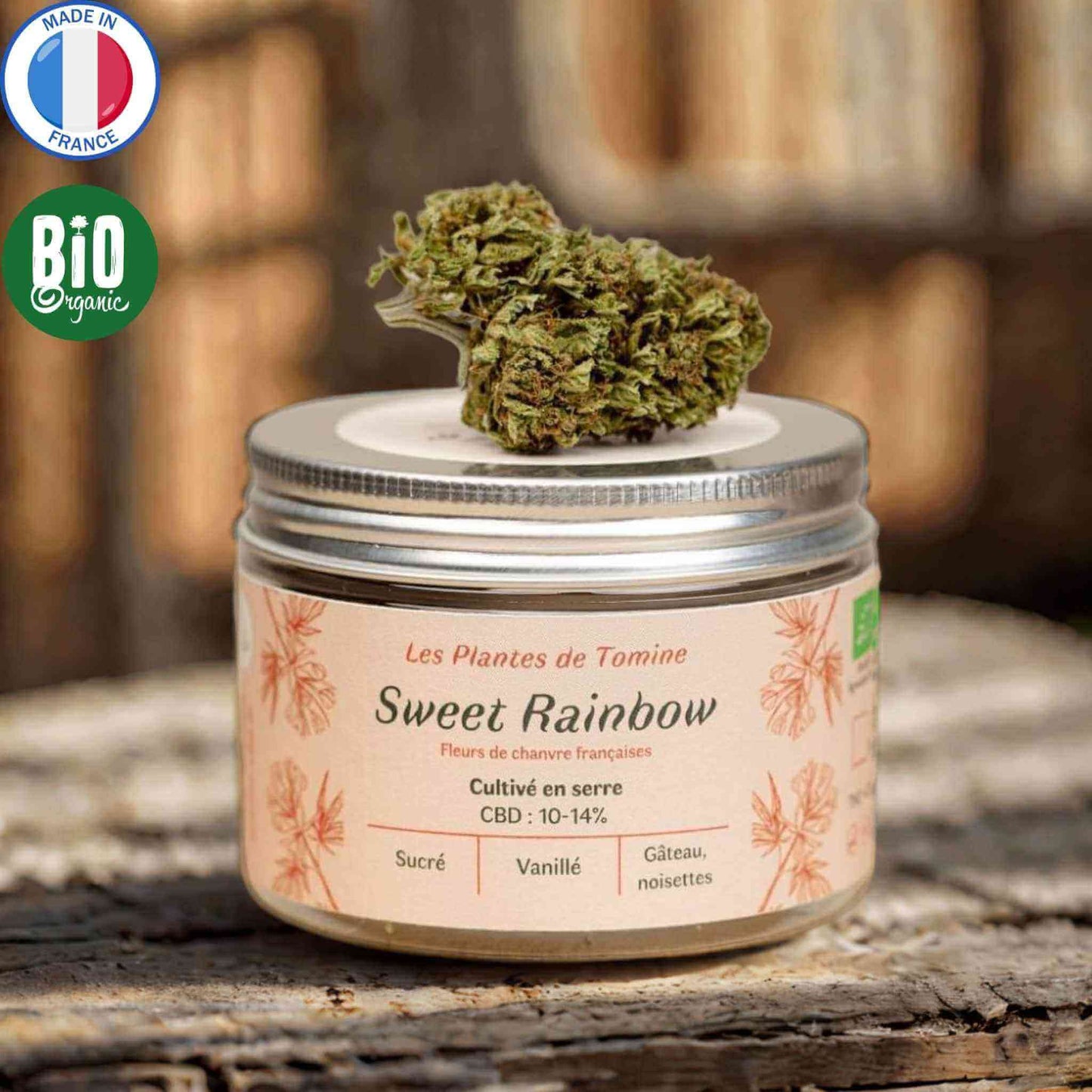 Fleur de chanvre Bio Sweet Rainbow Greenhouse