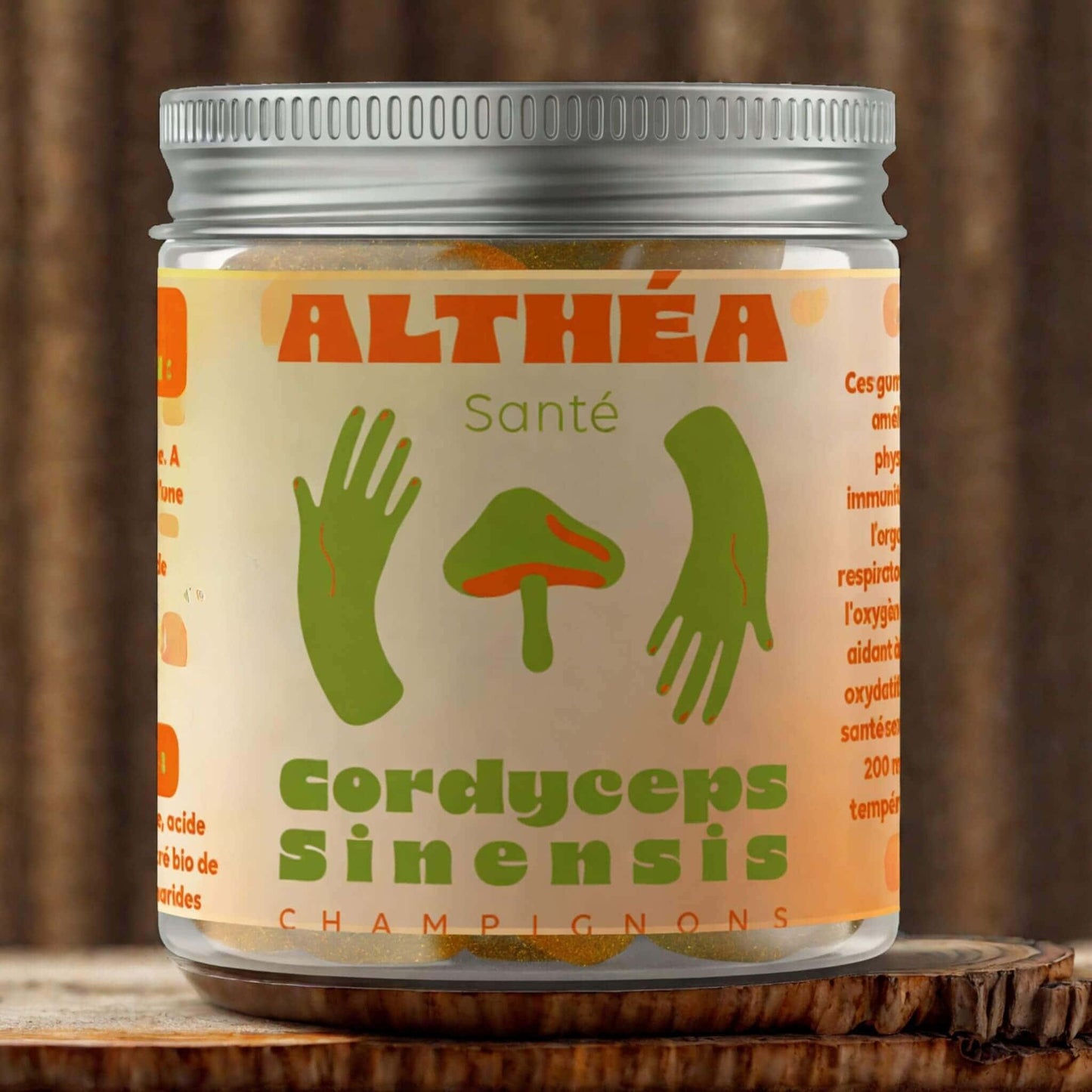 Gummies champignons adaptogènes cordyceps