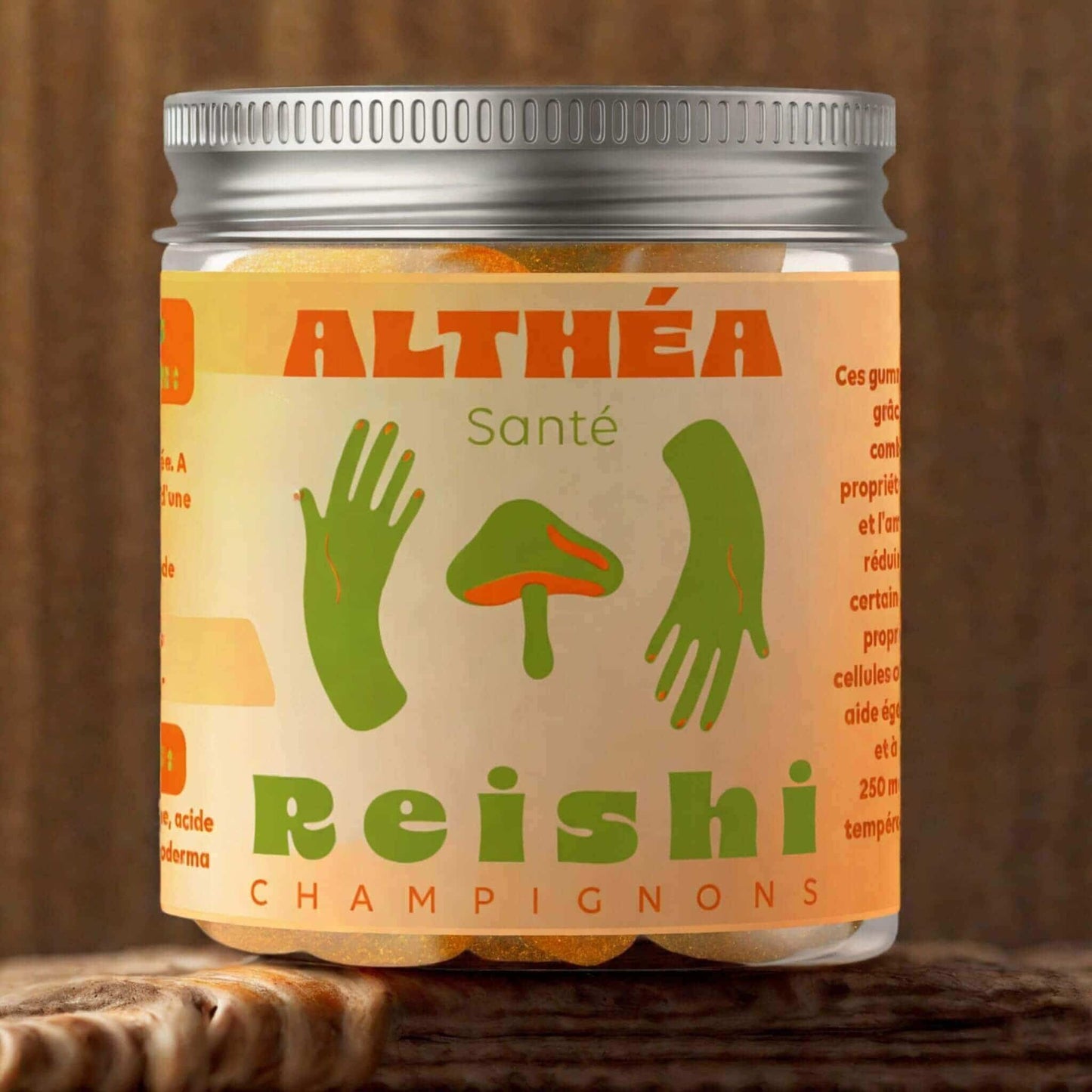 Gummies champignons adaptogènes reishi
