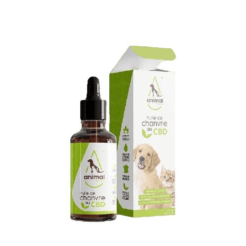 Huile de CBD Bio Animaux pour chien, chat... Huile de CBD Bio