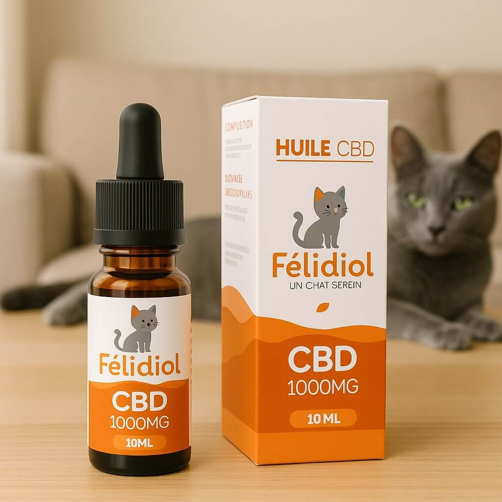 Huile de CBD pour chat
