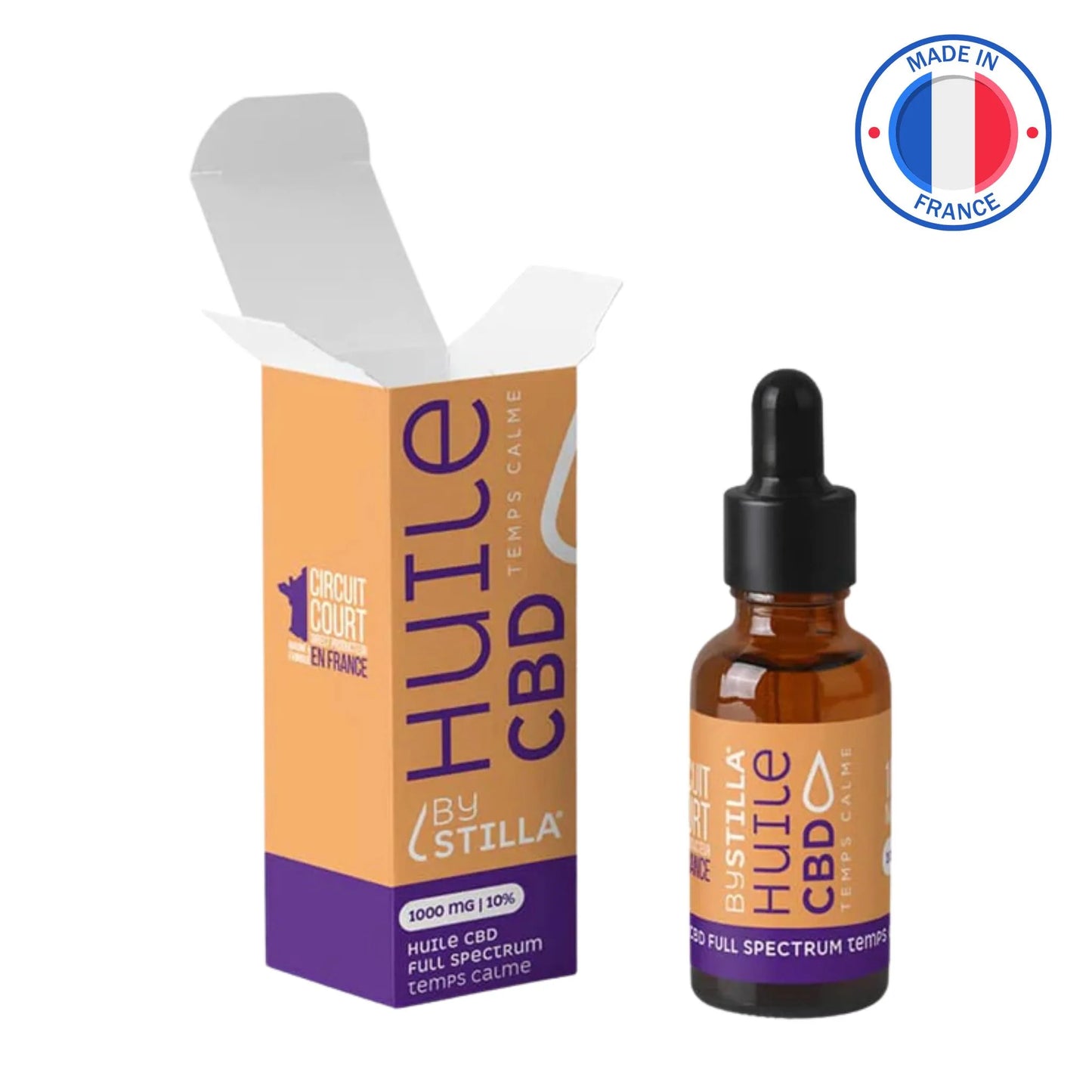 huile cbd bio goût cheescake myrtille fabriquée en france