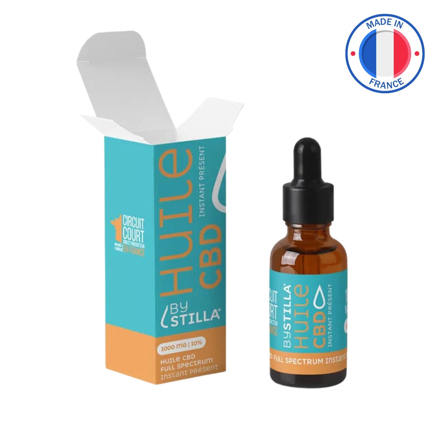 huile cbd bio goût pina colada fabriquée en France
