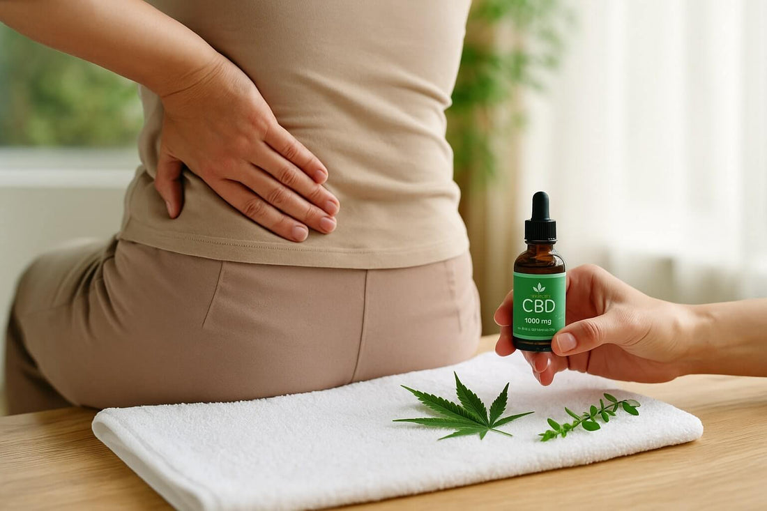 CBD pour soulager le mal de dos naturellement - huile et crème CBD bio - Le Comptoir du CBD Bio